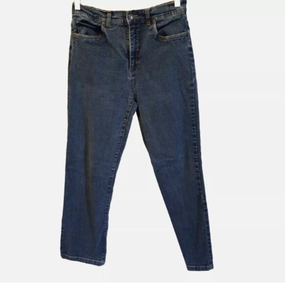 Focus Lifestyle Womens Jeans Sz 10 Blue Denim Slim Fit Stretch Plain Back Pocket - Picture 10 of 13